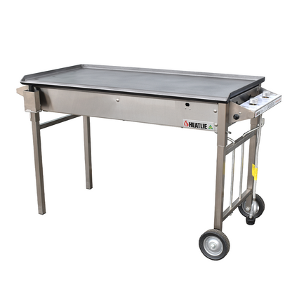 heatlie bbq stainless steel 1150 on mobile cart